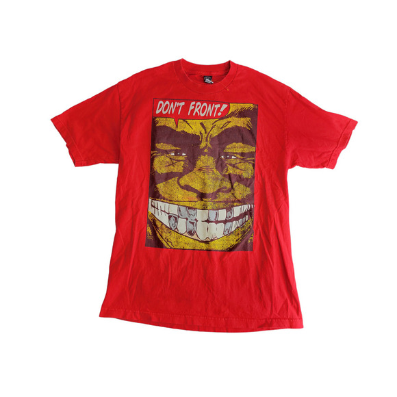 Rogue Status Don't Front Men's Graphic T Shirt Size L - Picture 1 of 5